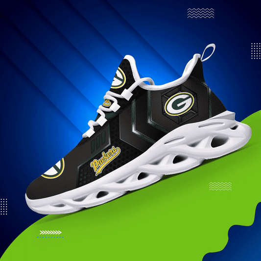 Ideafootwear Green Bay Packers NFL Max Soul Shoes Sneakers For Men And Women