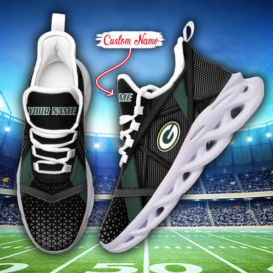 Ideafootwear Green Bay Packers NFL Max Soul Shoes Sneakers For Men And Women