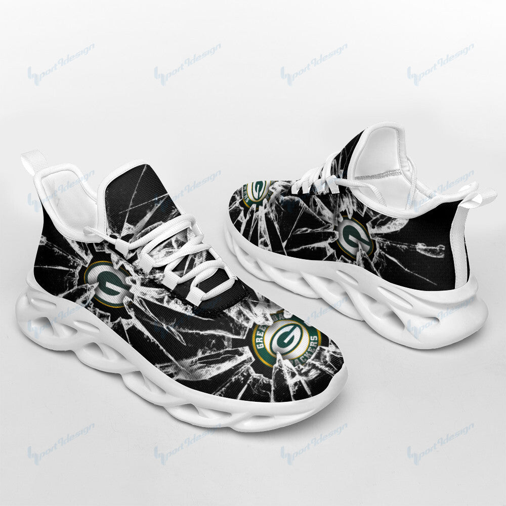 Ideafootwear Green Bay Packers NFL Max Soul Shoes Sneakers For Men And Women