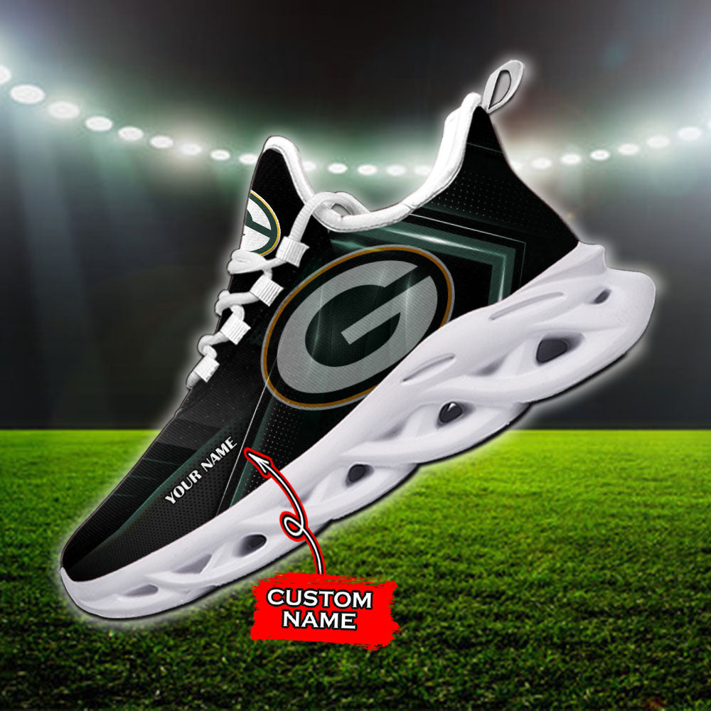 Ideafootwear Green Bay Packers NFL Max Soul Shoes Sneakers For Men And Women