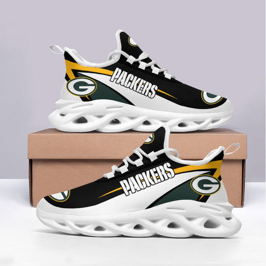 Ideafootwear Green Bay Packers NFL Max Soul Shoes Sneakers For Men And Women