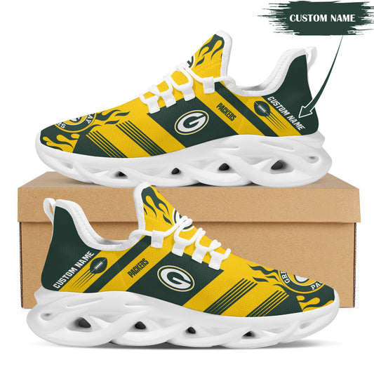 Ideafootwear Green Bay Packers NFL Max Soul Shoes Sneakers For Men And Women