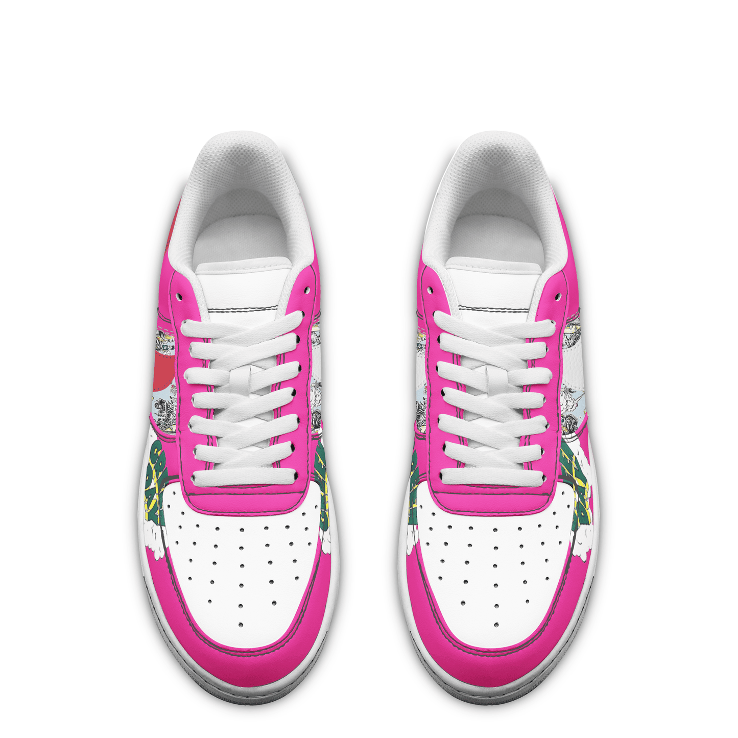 Ideafootwear Green Day Air Low-Top Sneakers Shoes For Men And Women