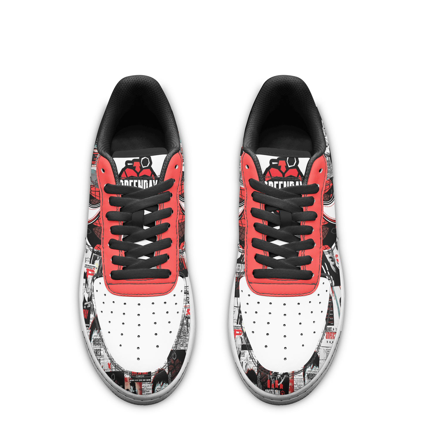 Ideafootwear Green Day Air Low-Top Sneakers Shoes For Men And Women