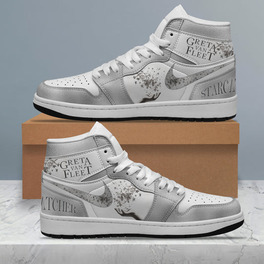 Ideafootwear Greta Van Fleet AJ1 High Sneakers Shoes For Men And Women