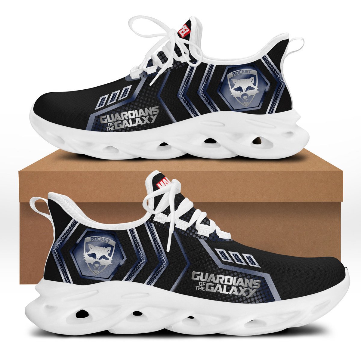 Ideafootwear Guardians of the Galaxy Rocket Max Soul Shoes Sneakers For Men And Women