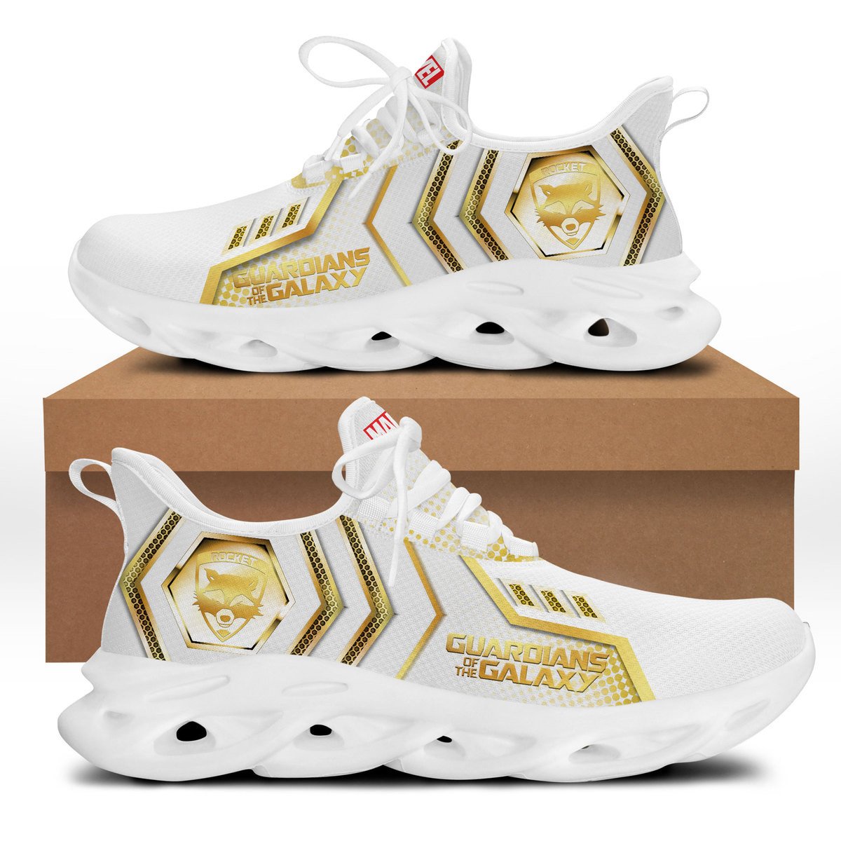 Ideafootwear Guardians of the Galaxy Rocket Max Soul Shoes Sneakers For Men And Women