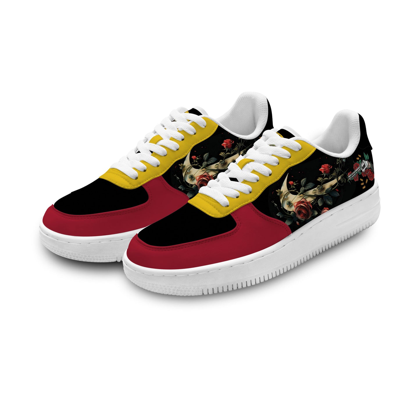 Ideafootwear Guns N' Roses Air Low-Top Sneakers Shoes For Men And Women