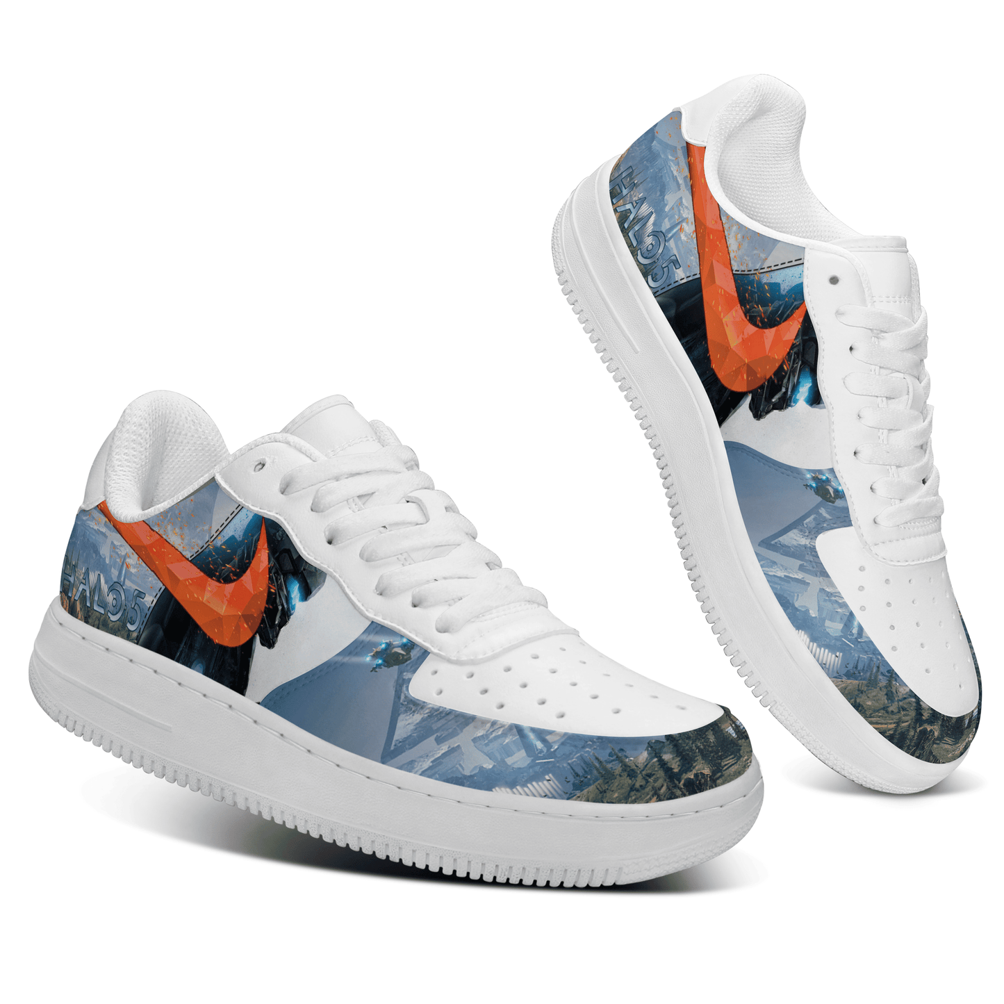 Ideafootwear Halo 5 Air Low-Top Sneakers Shoes For Men And Women