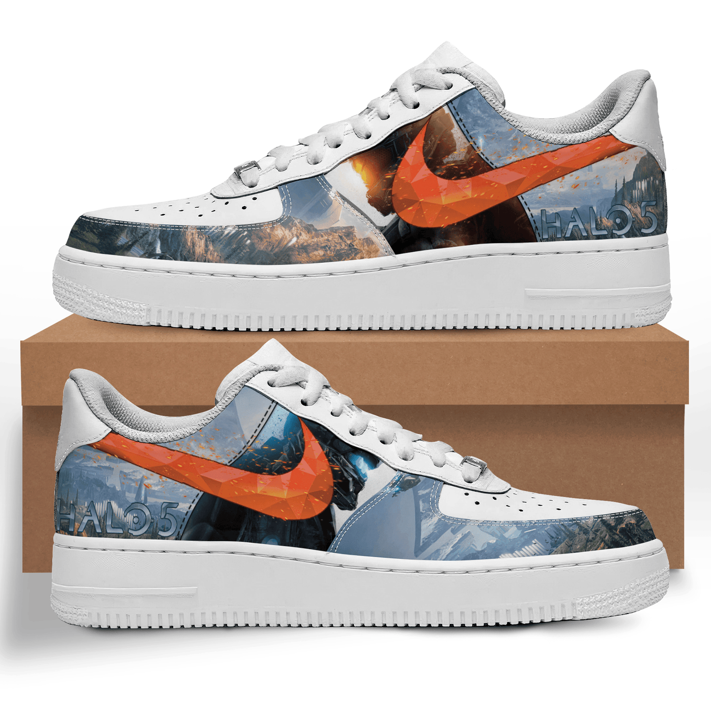 Ideafootwear Halo 5 Air Low-Top Sneakers Shoes For Men And Women