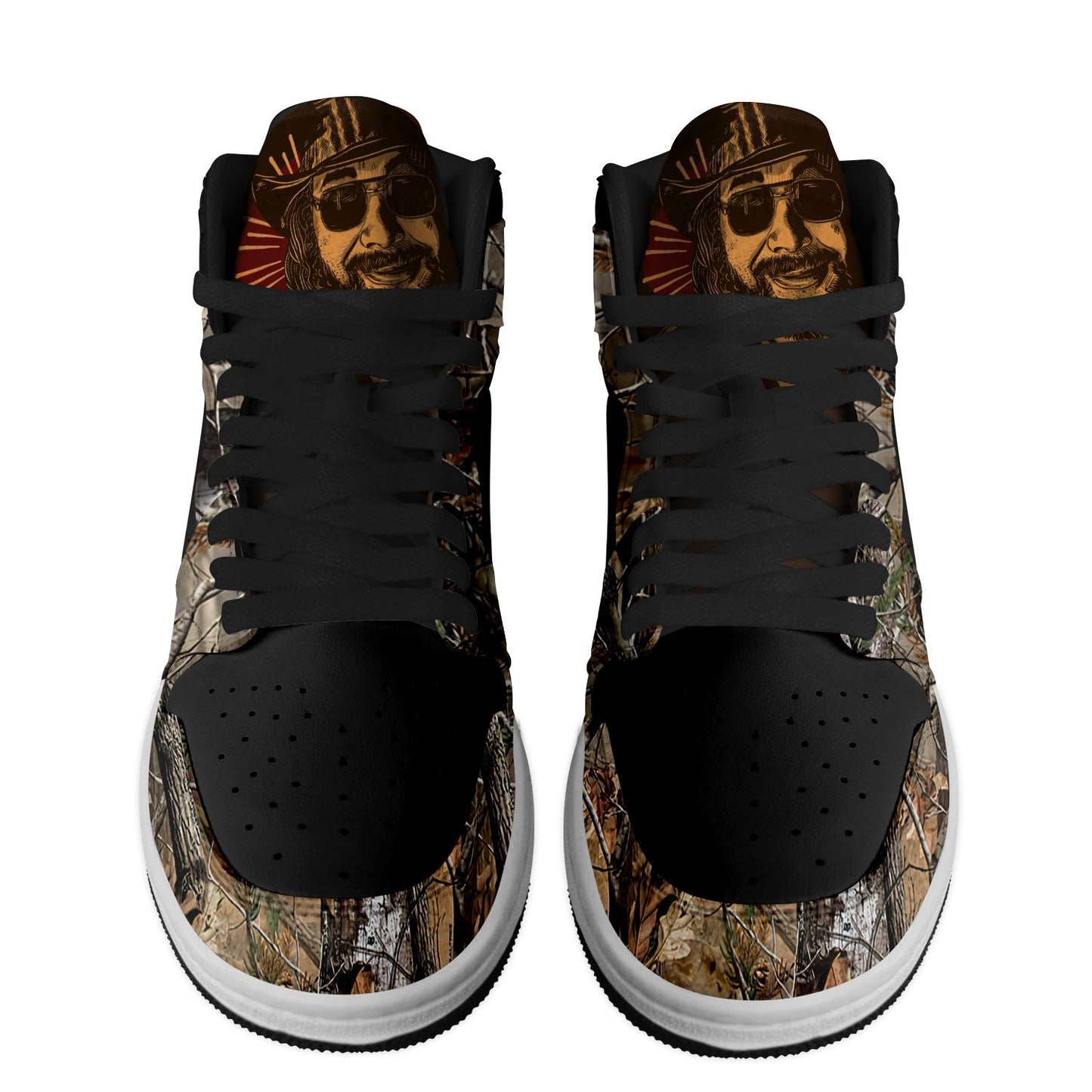 Ideafootwear Hank Williams Jr AJ1 High Sneakers Shoes For Men And Women