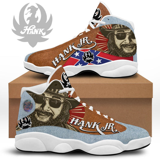 Ideafootwear Hank Williams JR AJ13 Sneakers Shoes For Men And Women