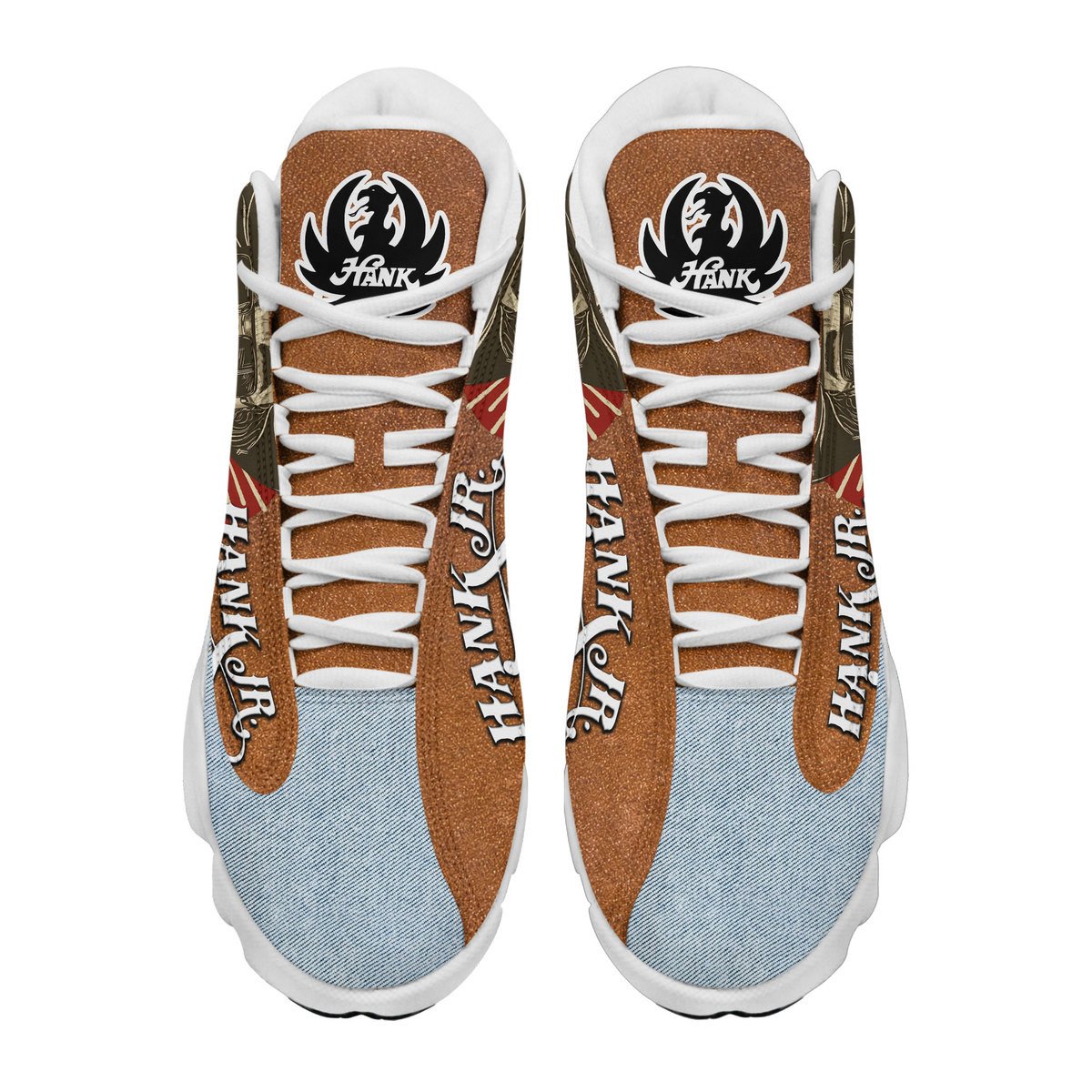 Ideafootwear Hank Williams JR AJ13 Sneakers Shoes For Men And Women