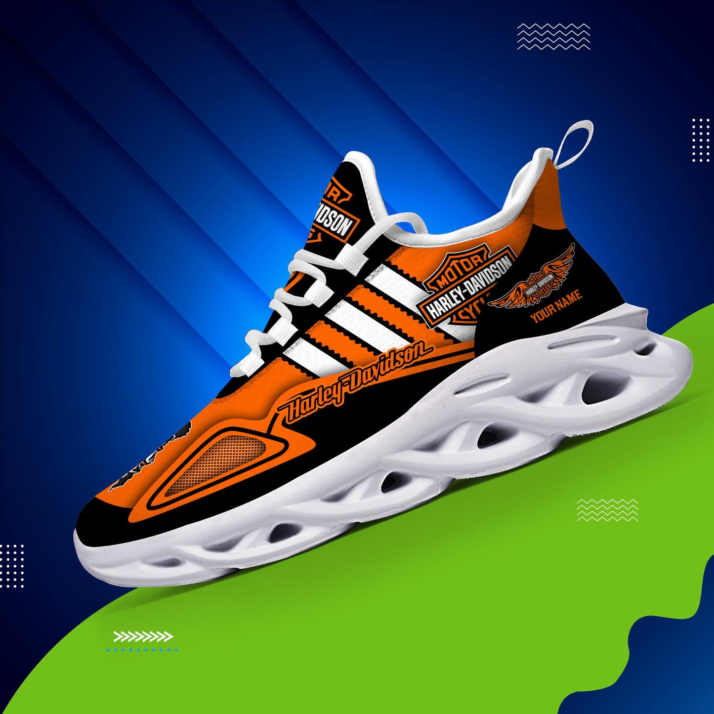 Ideafootwear Harley Davidson Max Soul Shoes Sneakers For Men And Women