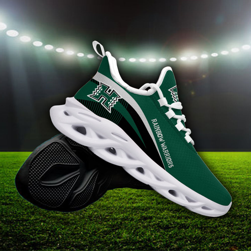 Ideafootwear Hawaii Rainbow Warriors NCAA Max Soul Shoes Sneakers For Men And Women