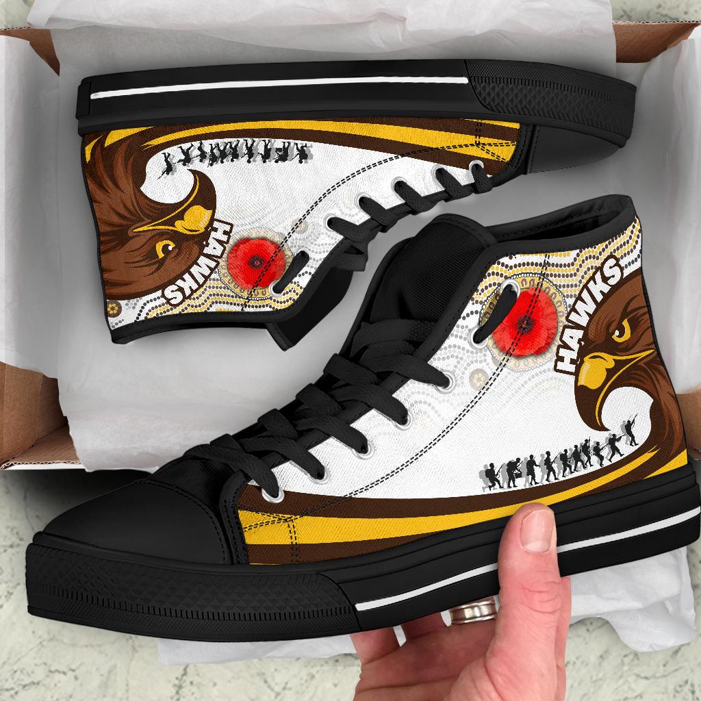 Ideafootwear Hawthorn Hawks High Top Canvas Sneakers Shoes For Men And Women