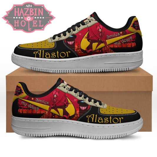 Ideafootwear Hazbin Hotel Air Low-Top Sneakers Shoes For Men And Women