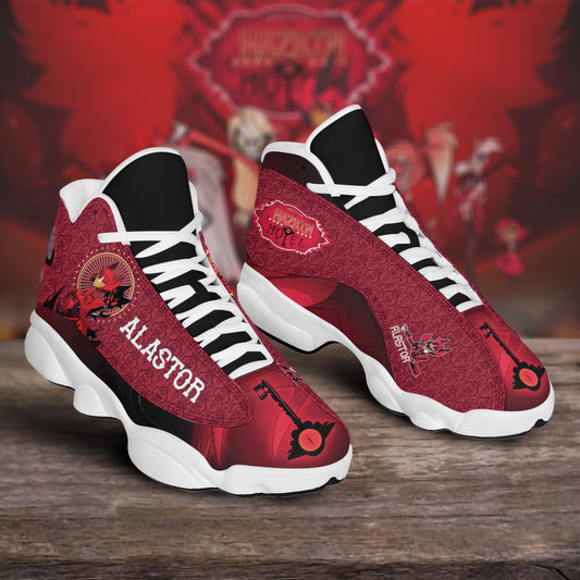 Ideafootwear Hazbin Hotel AJ13 Sneakers Shoes For Men And Women