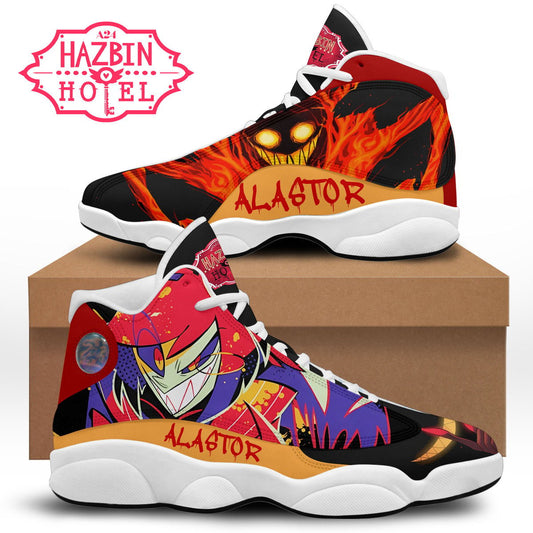 Ideafootwear Hazbin Hotel AJ13 Sneakers Shoes For Men And Women