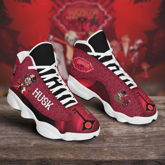 Ideafootwear Hazbin Hotel AJ13 Sneakers Shoes For Men And Women