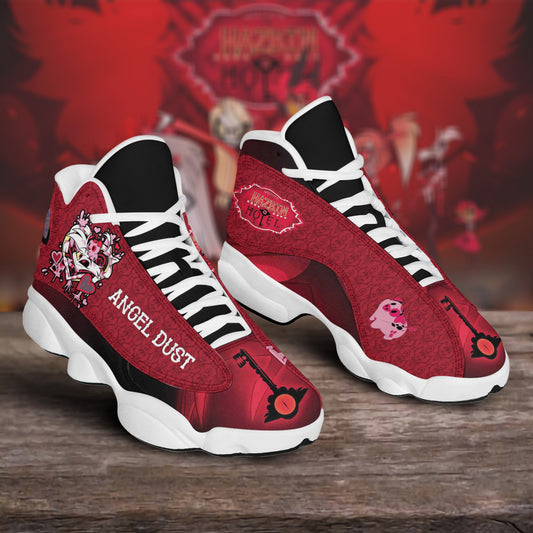 Ideafootwear Hazbin Hotel AJ13 Sneakers Shoes For Men And Women