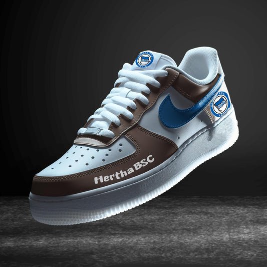 Ideafootwear Hertha BSC Bundesliga Air Low-Top Sneakers Shoes For Men And Women