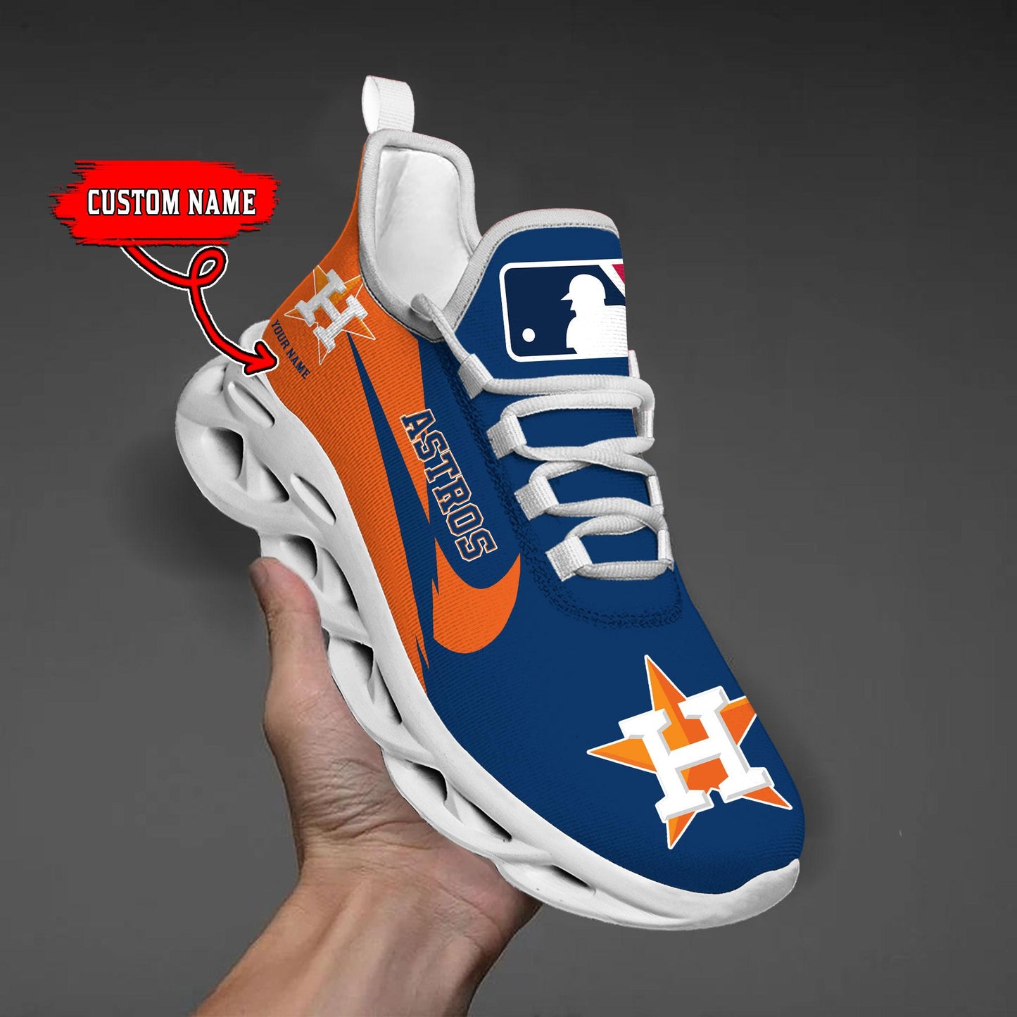 Ideafootwear Houston Astros Max Soul Shoes Sneakers For Men And Women