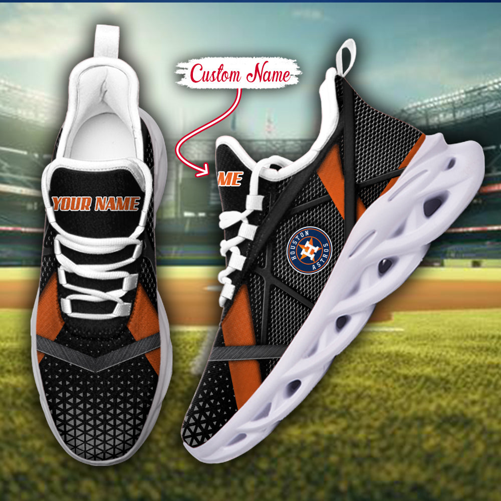 Ideafootwear Houston Astros MLB Max Soul Shoes Sneakers For Men And Women
