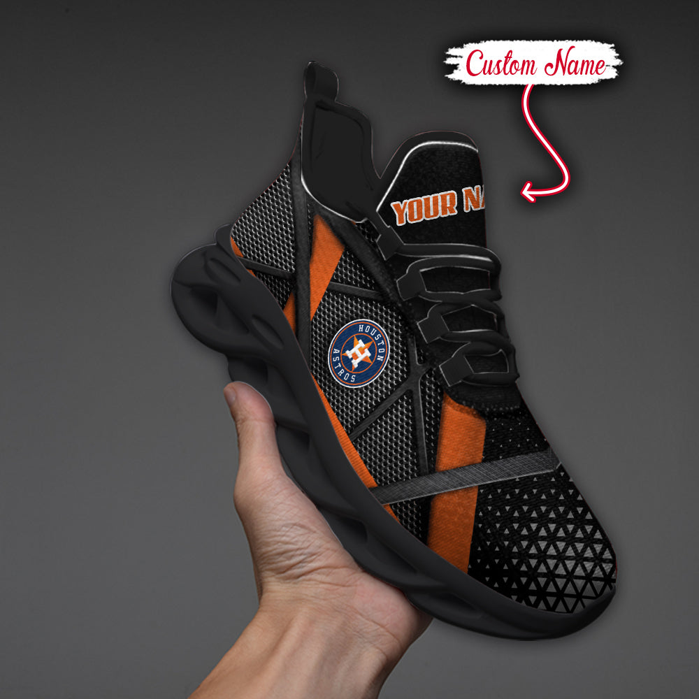 Ideafootwear Houston Astros MLB Max Soul Shoes Sneakers For Men And Women