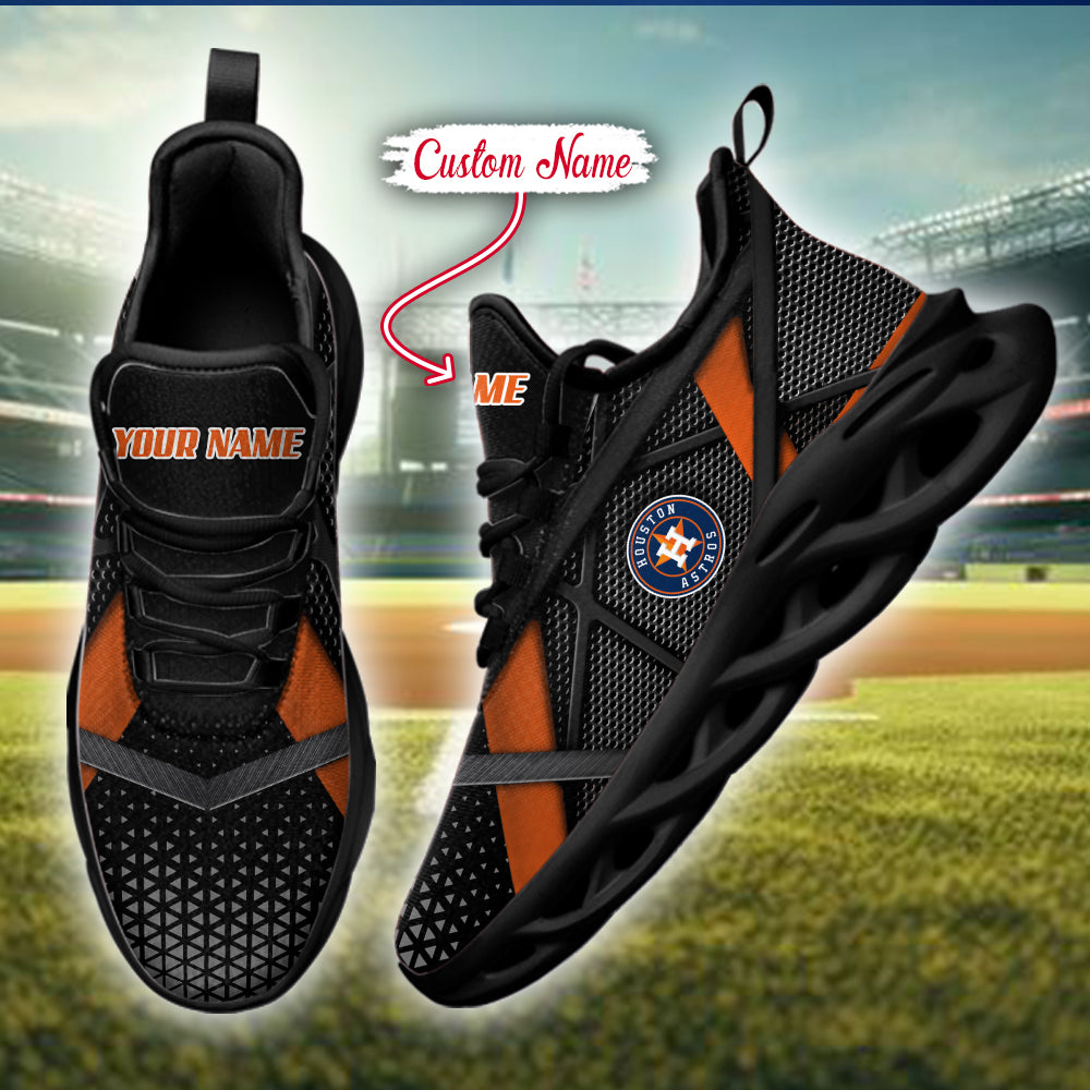 Ideafootwear Houston Astros MLB Max Soul Shoes Sneakers For Men And Women