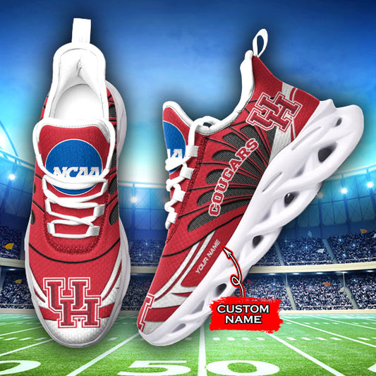 Ideafootwear Houston Cougars NCAA Max Soul Shoes Sneakers For Men And Women