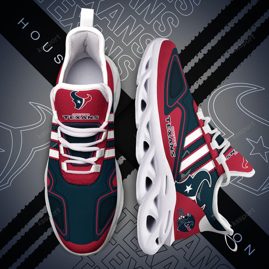 Ideafootwear Houston Texans Max Soul Shoes Sneakers For Men And Women