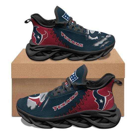 Ideafootwear Houston Texans Max Soul Shoes Sneakers For Men And Women