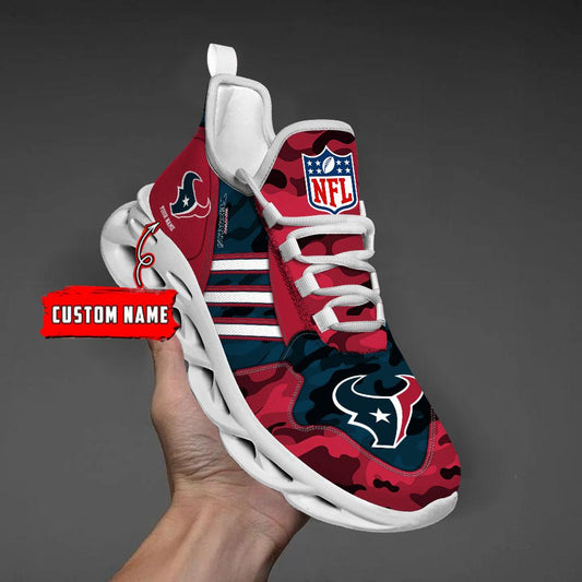 Ideafootwear Houston Texans Max Soul Shoes Sneakers For Men And Women