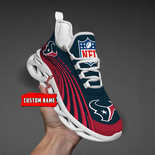 Ideafootwear Houston Texans Max Soul Shoes Sneakers For Men And Women