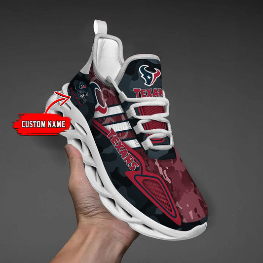 Ideafootwear Houston Texans Max Soul Shoes Sneakers For Men And Women