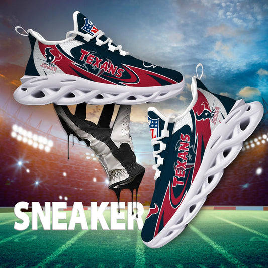 Ideafootwear Houston Texans Max Soul Shoes Sneakers For Men And Women