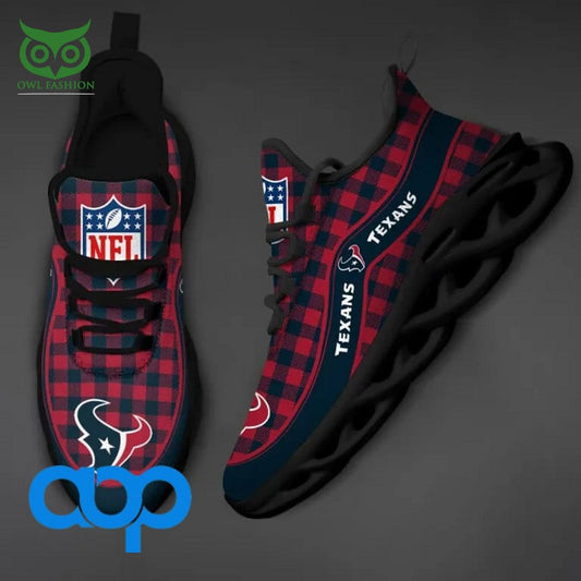Ideafootwear Houston Texans Max Soul Shoes Sneakers For Men And Women