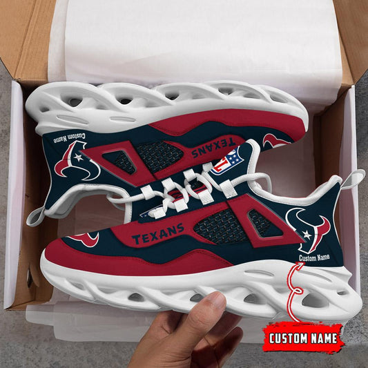 Ideafootwear Houston Texans Max Soul Shoes Sneakers For Men And Women