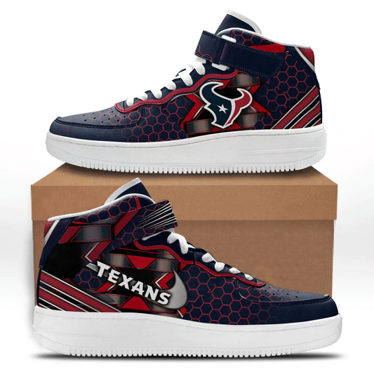 Ideafootwear Houston Texans NFL Air Low-Top Sneakers Shoes For Men And Women