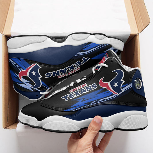 Ideafootwear Houston Texans NFL AJ13 Sneakers Shoes For Men And Women