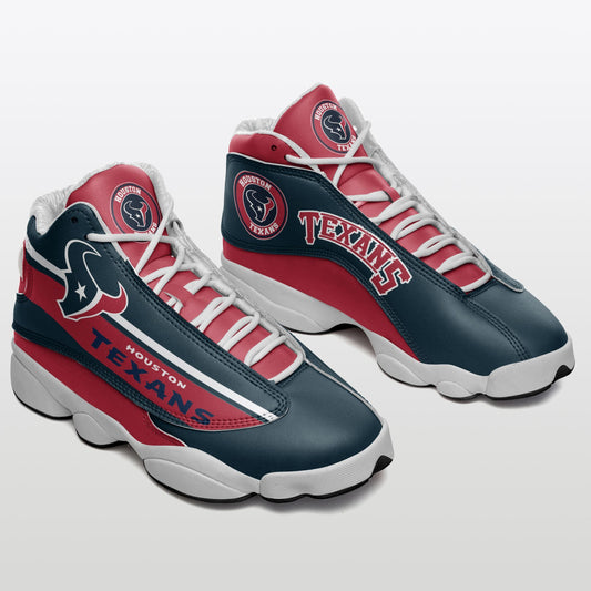 Ideafootwear Houston Texans NFL AJ13 Sneakers Shoes For Men And Women