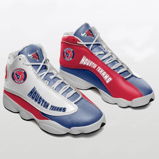 Ideafootwear Houston Texans NFL AJ13 Sneakers Shoes For Men And Women