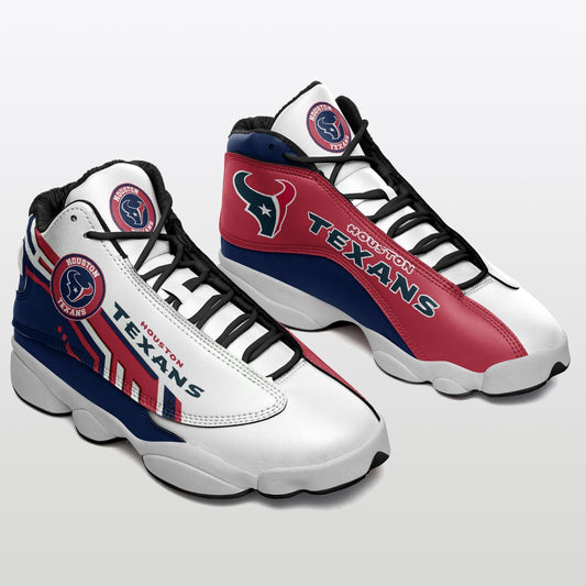 Ideafootwear Houston Texans NFL AJ13 Sneakers Shoes For Men And Women