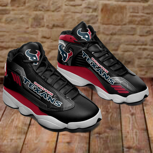 Ideafootwear Houston Texans NFL AJ13 Sneakers Shoes For Men And Women