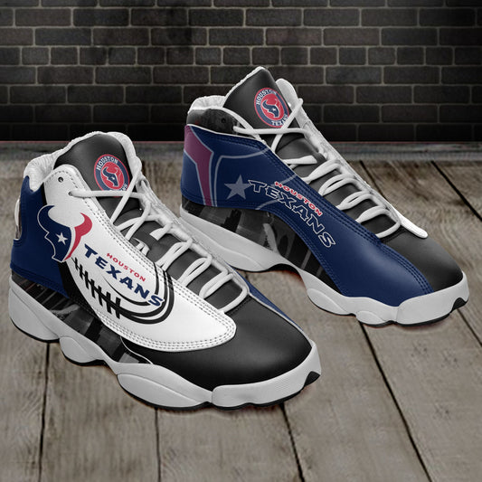 Ideafootwear Houston Texans NFL AJ13 Sneakers Shoes For Men And Women