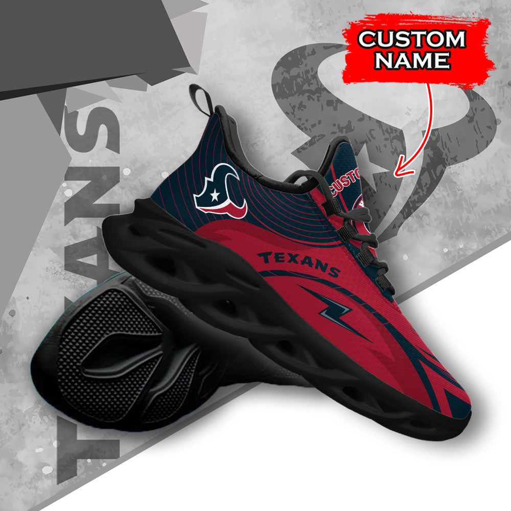 Ideafootwear Houston Texans NFL Max Soul Shoes Sneakers For Men And Women