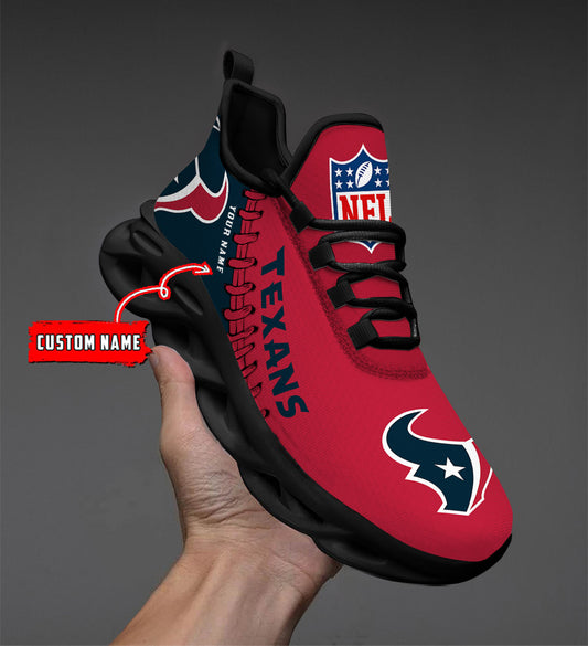 Ideafootwear Houston Texans NFL Max Soul Shoes Sneakers For Men And Women