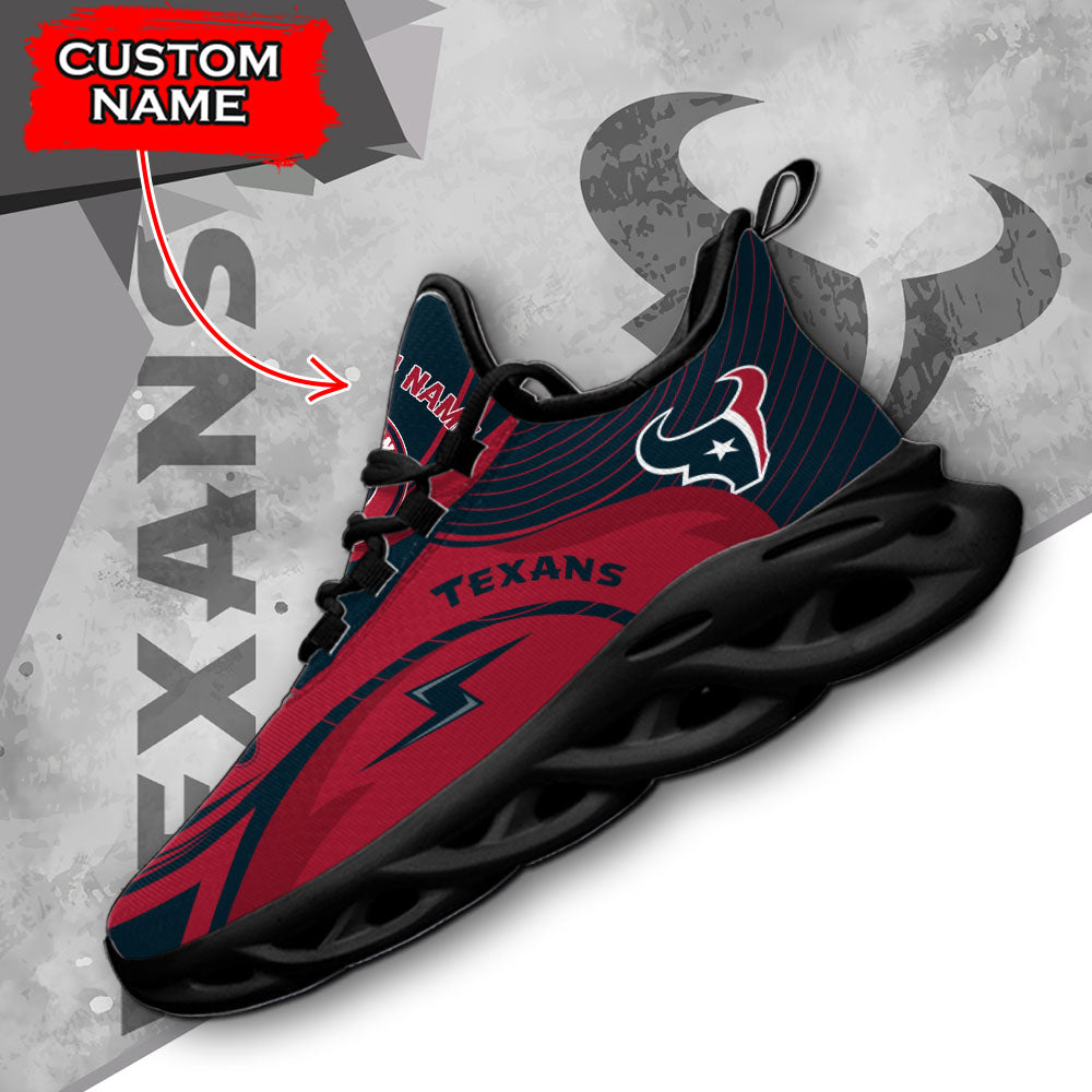 Ideafootwear Houston Texans NFL Max Soul Shoes Sneakers For Men And Women