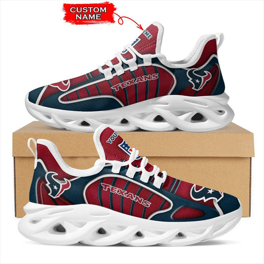 Ideafootwear Houston Texans NFL Max Soul Shoes Sneakers For Men And Women